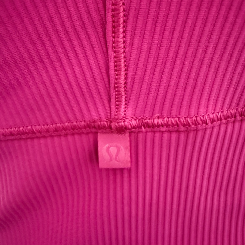 Lululemon Pink Ribbed Tank Top - Picture 4 of 4